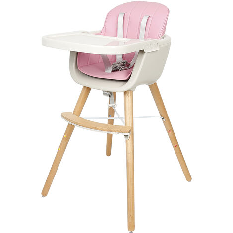 SiFreeChaise haute évolutive pour bébé multi fonction 2 en 1 avec