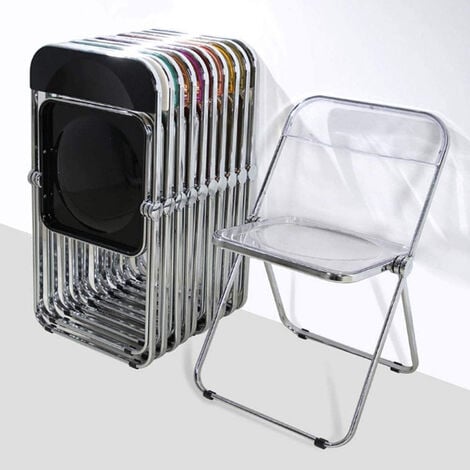 Chaise Pliante Chaise Salle Manger Bar En Polycarbonate Transparent