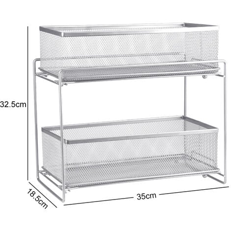 Panier De Rangement Coulissant Niveaux Pour Placard De Cuisine