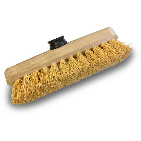 Balai Brosse Lave Pont 22 Cm En Chiendent Monture Bois Douille