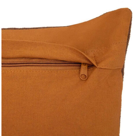 Coussin Déco Imprimé Hary 30x50cm Ocre