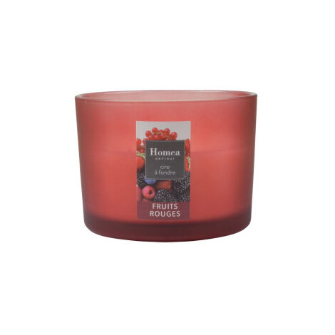 Bougie Verrine Parfum E Essentiel Ii Cm Fruits Rouges