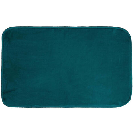 Tapis De Bain Microfibre Vitamine Ii X Cm Bleu Meraude