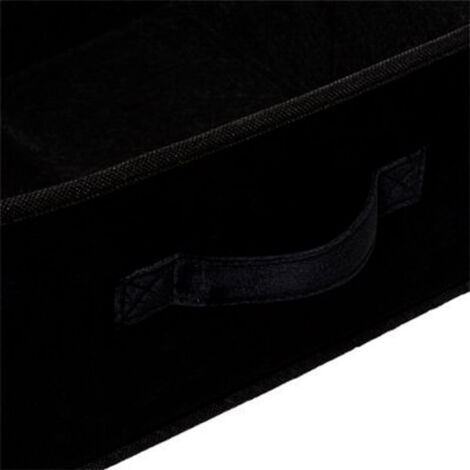 Boîte de Rangement Velours Mix N Modul 31x31cm Noir