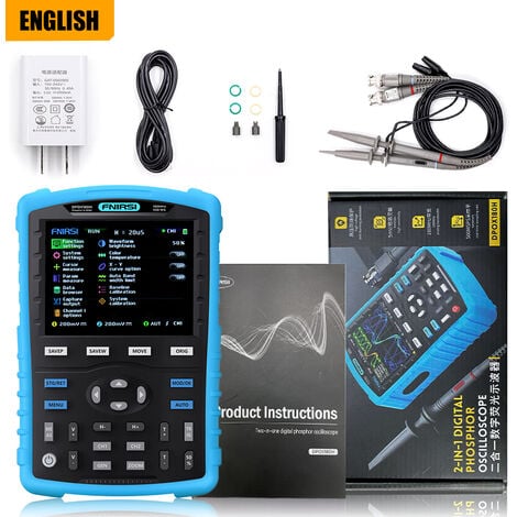 FNIRSI DPOX180H Oscilloscope numérique à phosphore portable 180 MHz 3DB