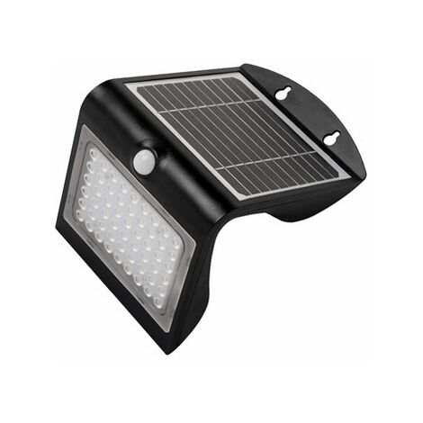 Lampada Da Parete Solare A Led Korpass Sensor 4w Nero Freddo