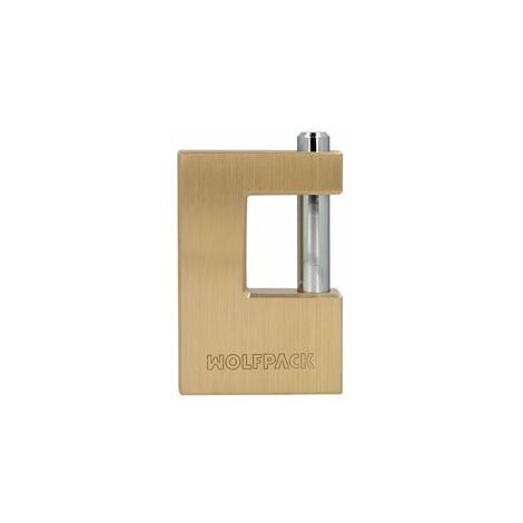 Lucchetto Quadrato Ottone Cieco 70 Mm