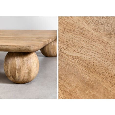 SKLUM Couchtisch Aus Mangoholz Anvers Mango Holz