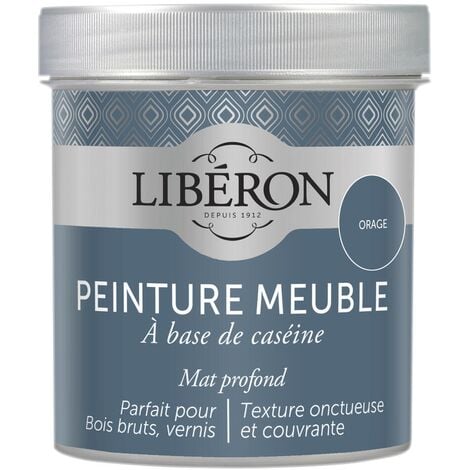 Peinture meuble à base de caséine LIBERON Orage mat 500 ML