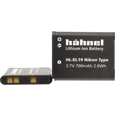 Hähnel Fototechnik HL EL19 Batterie pour appareil photo Remplace laccu