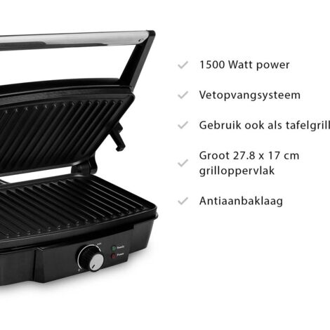 Tristar Gr Lectrique Grill Contact Noir