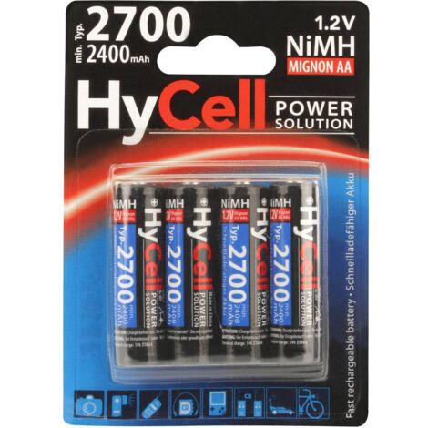 Hycell Hr Pile Rechargeable Lr Aa Nimh Mah V Pc S