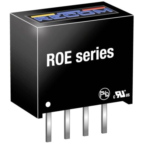 RECOM ROE 0512S Convertisseur CC CC pour circuits imprimés 12 84 mA 1 W