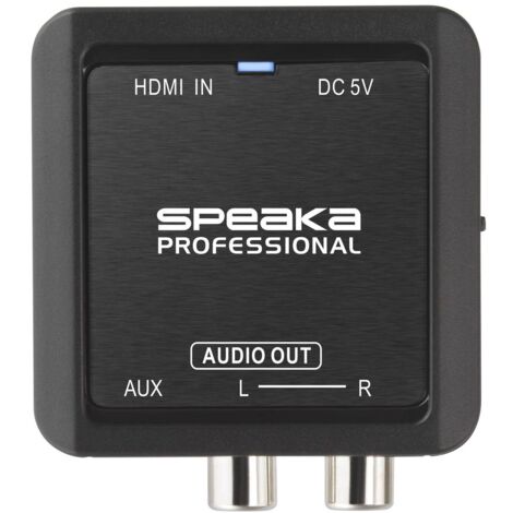 SpeaKa Professional Audio Convertisseur HDMI Cinch RCA