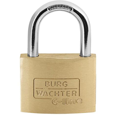 Burg Wächter 3061 Cadenas 45 00 mm fermeture différente laiton avec