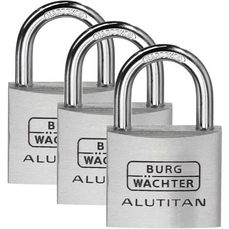 Burg W Chter Cadenas Mm Fermeture Universelle Aluminium