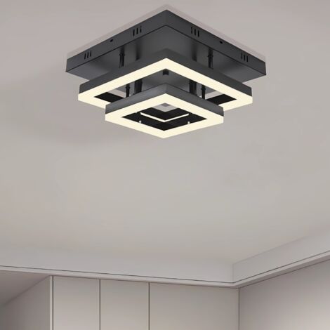 Lampada Da Soffitto Led Plafoniera Quadrata Illuminazione Soffitto Semi