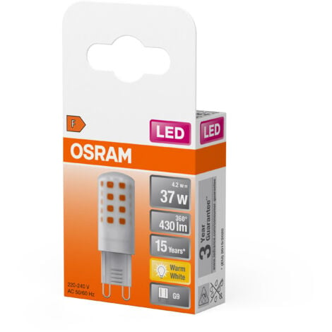 Osram Lampe Led Star Pin G Base Aspect Mat Blanc Chaud K