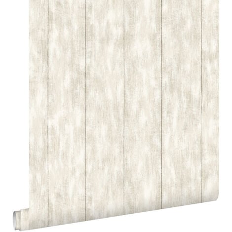 Papier Peint Imitation Bois Beige Estahome