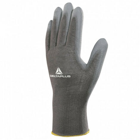 12 paires de Gants tricot polyamide paume polyuréthane VE702PG DELTA