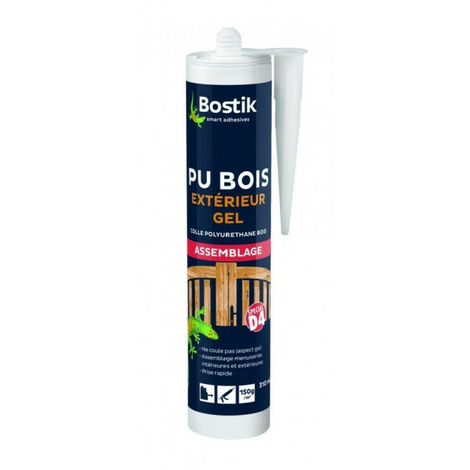 Colle à bois polyuréthanne pour extérieur D4 cartouche Bostik