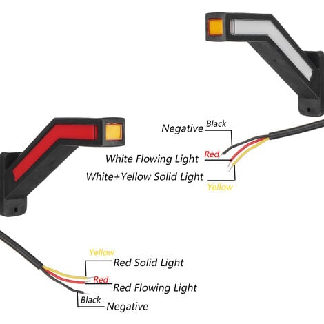 Pezzi Per Rimorchio Led Indicatore Laterale Indicatore Di Direzione