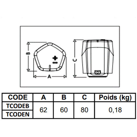 T Te Lectronique Comfort Noire Caleffi Code Sans Fil Thermador