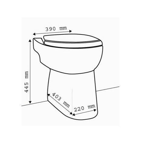 Cuvette Broyeur Sanicompact Silence Eco Sfa Option Lave Mains