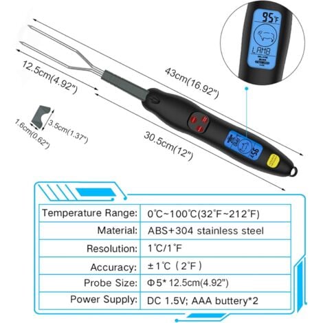 Thermomètre de Cuisson Thermometre Cuisine Thermomètre à Viande