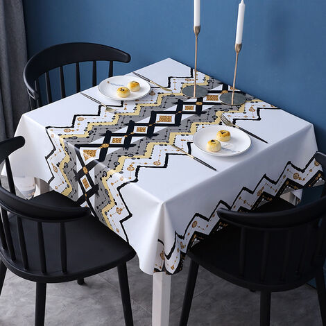 Nappe De Table Pvc Nappe Rectangulaire Nappe Rectangulaire Anti Tache