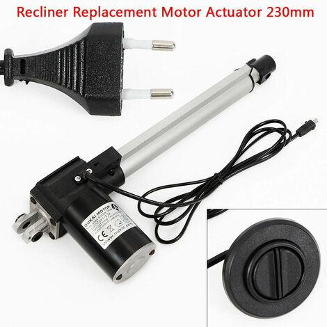 Moteur électrique linéaire 230 mm Reclinear Actuator 24 V pour chaises