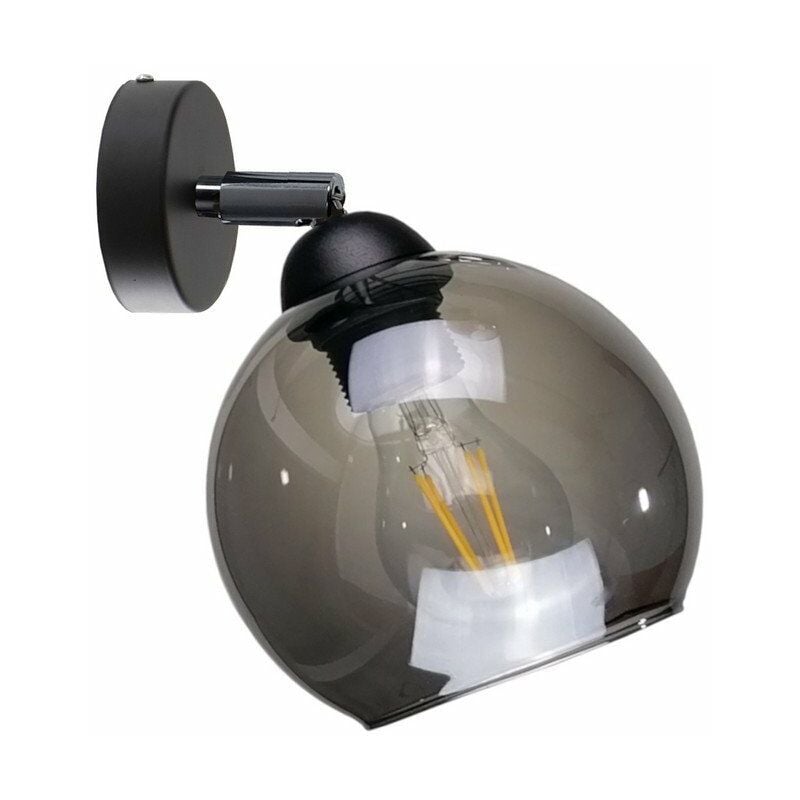 Keter Lighting Yuno Dome Wandleuchte Schwarz Cm X E