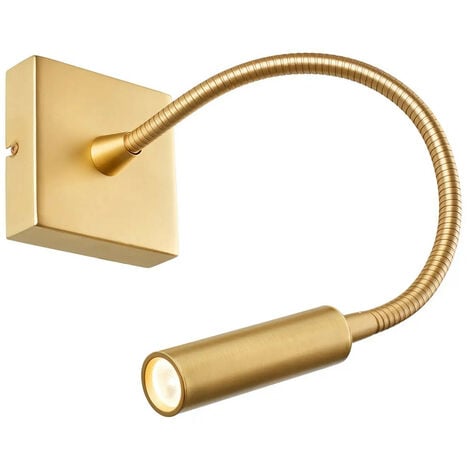 Leds C Tip Led Wand Leselampe Satin Gold Touch Dimmer Lm K