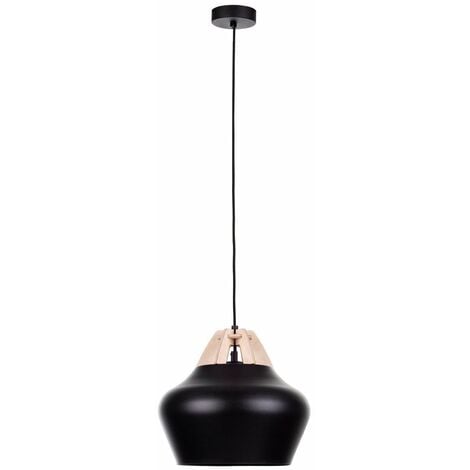 Keter Lighting 158 Negro Dome Pendel Deckenleuchte Holz Natur