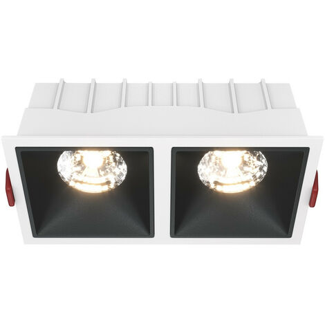 Maytoni Alfa Led Twin Dimmbares Einbau Downlight Wei Schwarz Lm