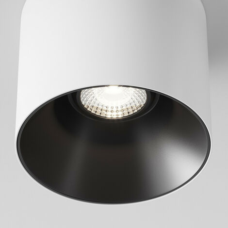 Maytoni Alfa Led Dimmbares Aufbau Downlight Wei Schwarz Lm K