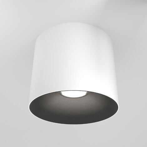 Maytoni Alfa LED Downlight Montato Su Superficie Bianco Nero 12 5 Cm