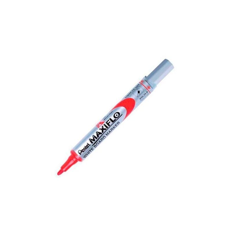 Pentel Maxiflo Mwl 5s Whiteboard Whiteboard Marker Rot 12u