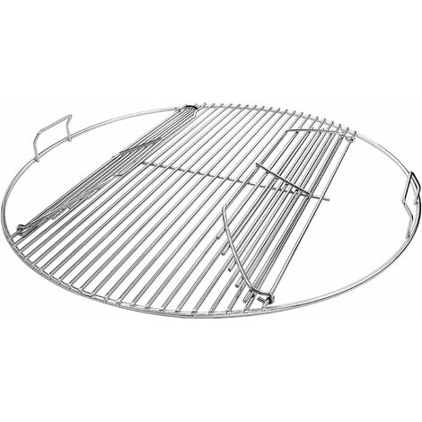 GFTIME 7436 Ø 54 6cm Klappbar Rund Grillrost für Ø 57cm Weber