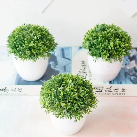 Plantes artificielles Bonsaï Petit Arbre Pot Plantes Fausses Fleurs en