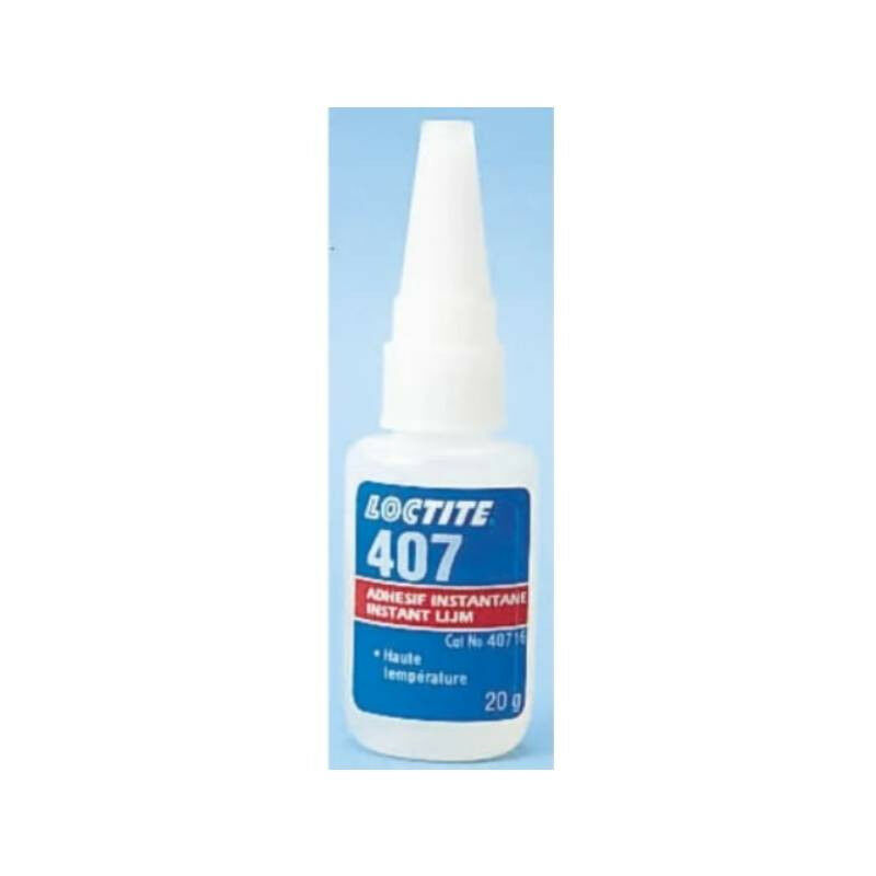 Colle Super Glue instantanée Loctite 407 Liquide Bouteille 20g