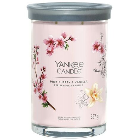 Yankee Candle Signature Candela In Tumbler Grande Pink Cherry And