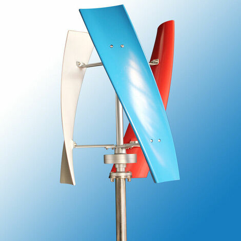 3 Blätter Windturbine Generator Vertikale Achse 400W Home Wind Power W