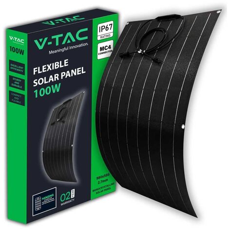 V Tac Vt Pannello Solare Fotovoltaico Flessibile W