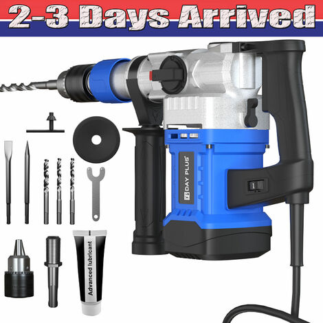 Electric Rotary Hammer Drill SDS Plus 4 Modes Chisel Action Demolition