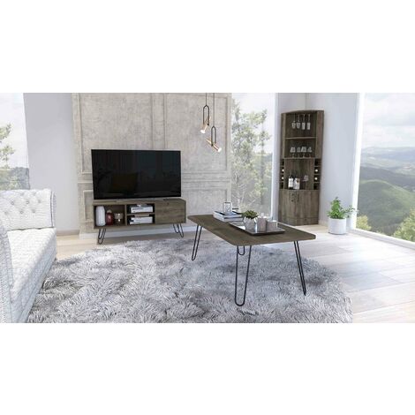 Conjunto Andorra Mueble Para Tv Z Capacidad Tv De Pulgadas