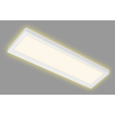 Plafonnier Led Briloner Leuchten Cadre W Lm Ip Blanc