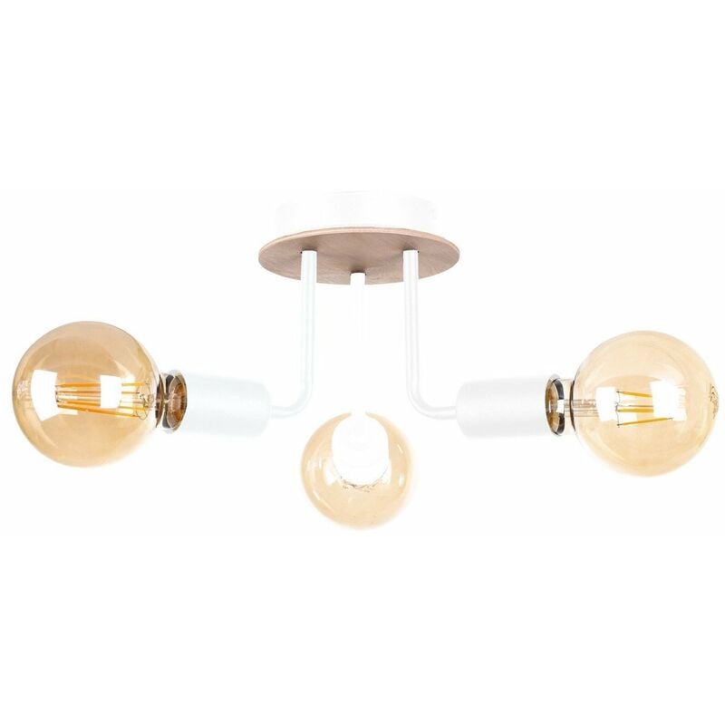 Keter Lighting 1187 Luna Plafonnier semi encastré à bras multiples