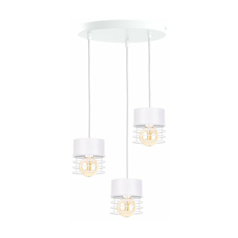 Keter Lighting Atollo Cluster Suspension Plafonnier Blanc Cm