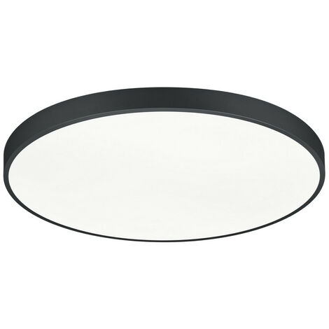 Trio Waco Semi Plafonnier Led Moderne Lumi Res W Noir Mat